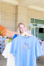 Load image into Gallery viewer, Make Heaven Crowded Blue Tee