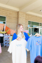 Load image into Gallery viewer, Make Heaven Crowded Blue Tee