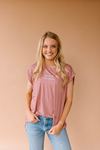 Load image into Gallery viewer, Made in His Image Capped Sleeve Tee