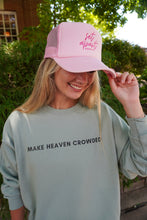 Load image into Gallery viewer, Make Heaven Crowded Green Pullover