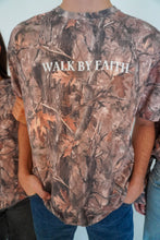 Load image into Gallery viewer, Walk by Faith Camo Tee