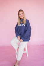 Load image into Gallery viewer, Made New Navy Mockneck