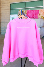 Load image into Gallery viewer, Make Heaven Crowded Pink Mock neck
