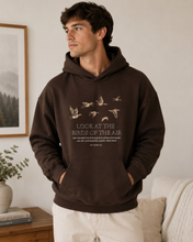 Load image into Gallery viewer, Ducks~ Matthew 6:28 Hoodie
