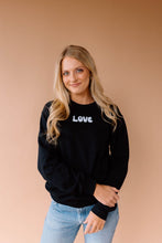 Load image into Gallery viewer, Love Has A Name Black Pullover
