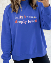 Load image into Gallery viewer, Fully Known &amp; Deeply Loved Mock Neck
